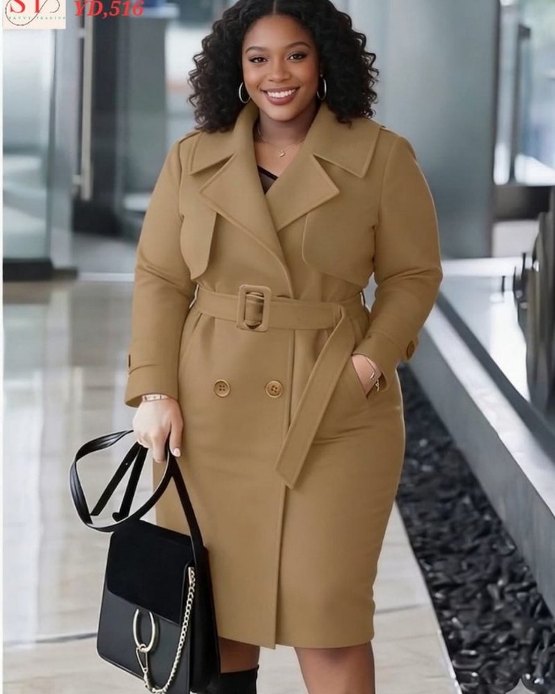 Camel Belted Coat