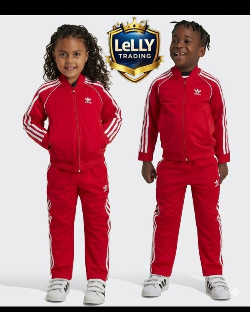 Kids Red Tracksuit Set